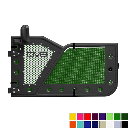 DV8 Offroad Trail Door Jeepy Screens (16 Colors) - 2018-Current Wrangler JL