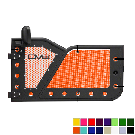 DV8 Offroad Trail Door Jeepy Screens (16 Colors) - 2018-Current Wrangler JL