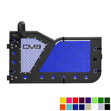 DV8 Offroad Trail Door Jeepy Screens (16 Colors) - 2018-Current Wrangler Unlimited JLU