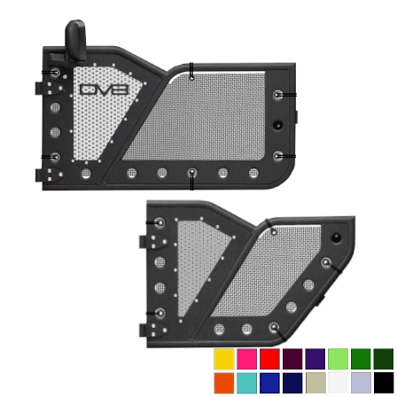 DV8 Offroad Trail Door Jeepy Screens (16 Colors) - 2018-Current Wrangler Unlimited JLU