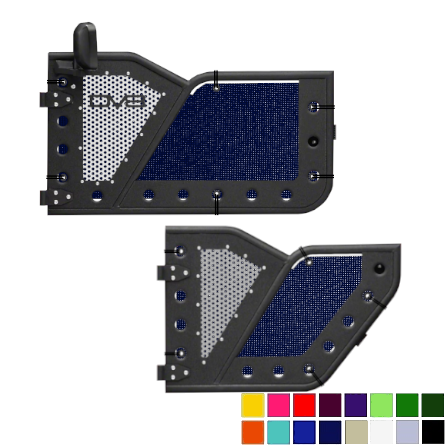 DV8 Offroad Trail Door Jeepy Screens (16 Colors) - 2018-Current Wrangler Unlimited JLU