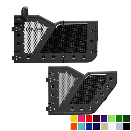 DV8 Offroad Trail Door Jeepy Screens (16 Colors) - 2018-Current Wrangler Unlimited JLU