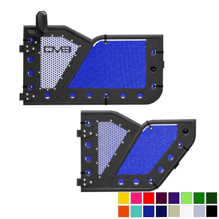 DV8 Offroad Trail Door Jeepy Screens (16 Colors) - 2018-Current Wrangler Unlimited JLU