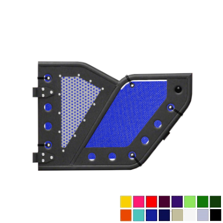 DV8 Offroad Trail Door Jeepy Screens (16 Colors) - 2018-Current Wrangler Unlimited JLU