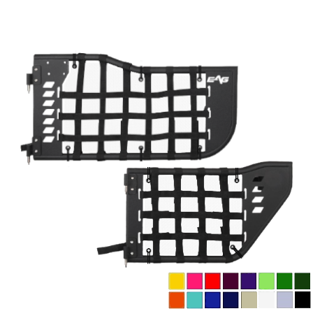 EAG Matrix Trail Door Jeepy Screens (16 Colors) - 2007-2018 Wrangler Unlimited JKU