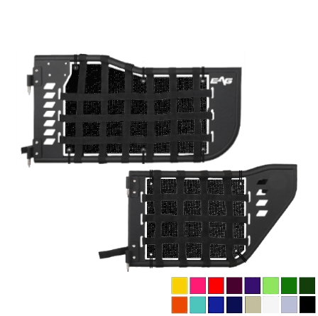 EAG Matrix Trail Door Jeepy Screens (16 Colors) - 2007-2018 Wrangler Unlimited JKU