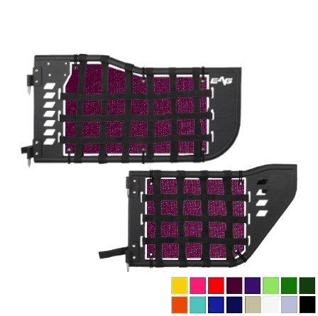 EAG Matrix Trail Door Jeepy Screens (16 Colors) - 2018-Current Wrangler Unlimited JLU