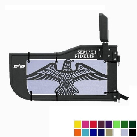 EAG USMC Trail Door Jeepy Screens (16 Colors) - 2020-Current Gladiator