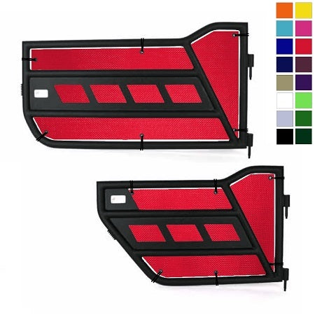 Fishbone Offroad Trail Door Jeepy Screens (16 Colors) - 2007-2018 Wrangler Unlimited JKU