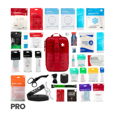 Exploded view of My Medic MyFAK First Aid Kit (Pro)(7 Colors)