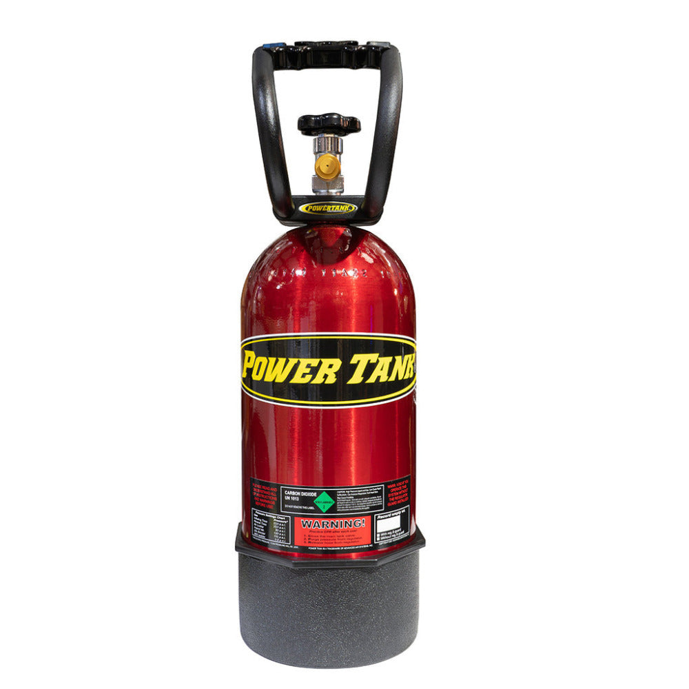Power Tank - 10lb CO2 Bottle with Handle (Candy Red) 1