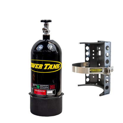 Power Tank - 10lb CO2 Bottle with Super Bracket (Gloss Black)