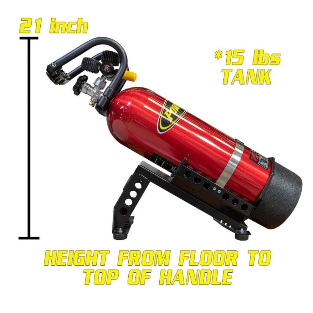 Power Tank - CO2 Bottle Wedged Floor Bracket