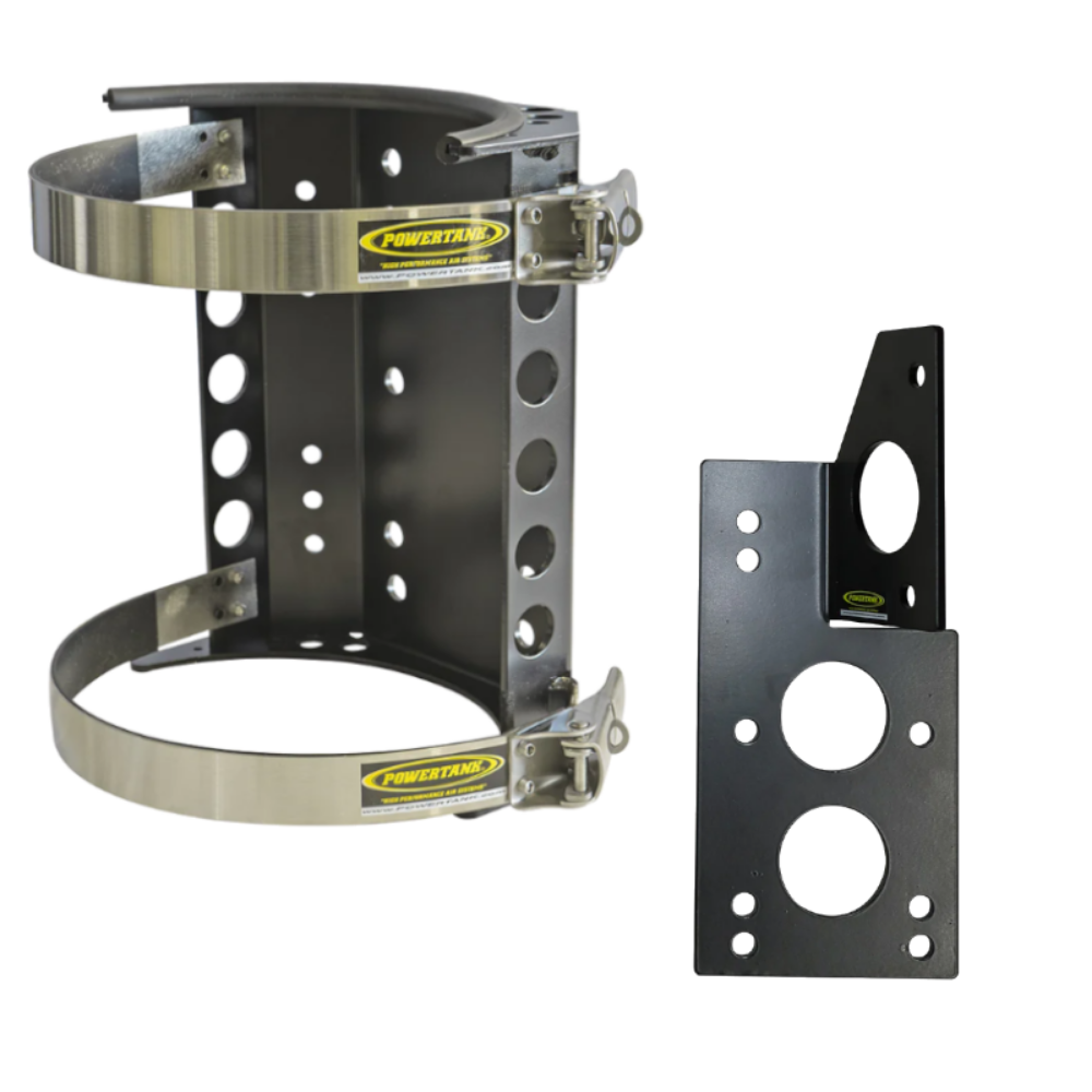 Power Tank - Comp2 Bracket for 10/15lb CO2 Bottle with JL Driver Mount
