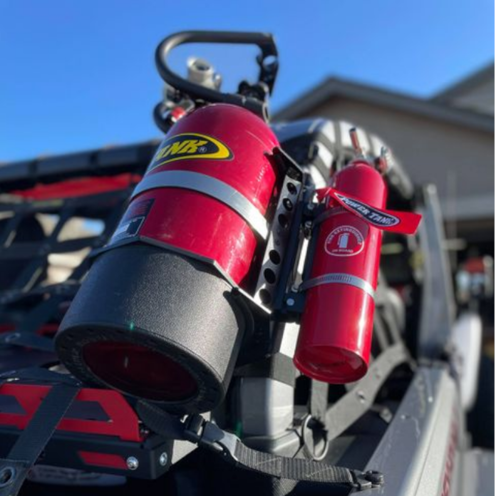 Power Tank - Quick Release Fire Extinguisher Mounting Bracket