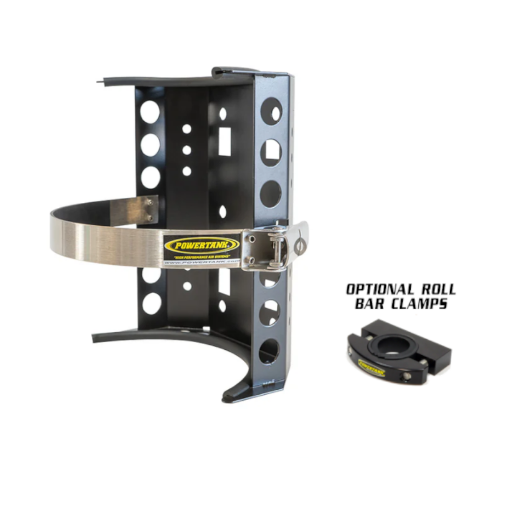 Power Tank - Super Bracket for 10/15lb CO2 Bottle with Roll Bar Clamp