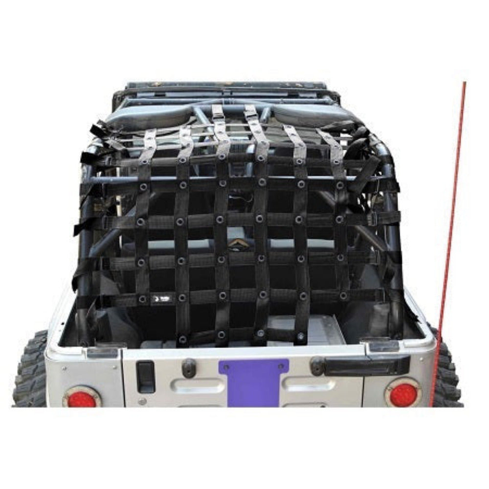 Steinjager - Cargo Net Teddy Top (Black) - 2004-2006 Wrangler LJ