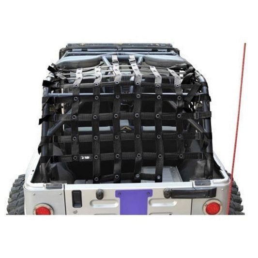 Steinjager - Cargo Net Teddy Top (Black) - 2004-2006 Wrangler LJ