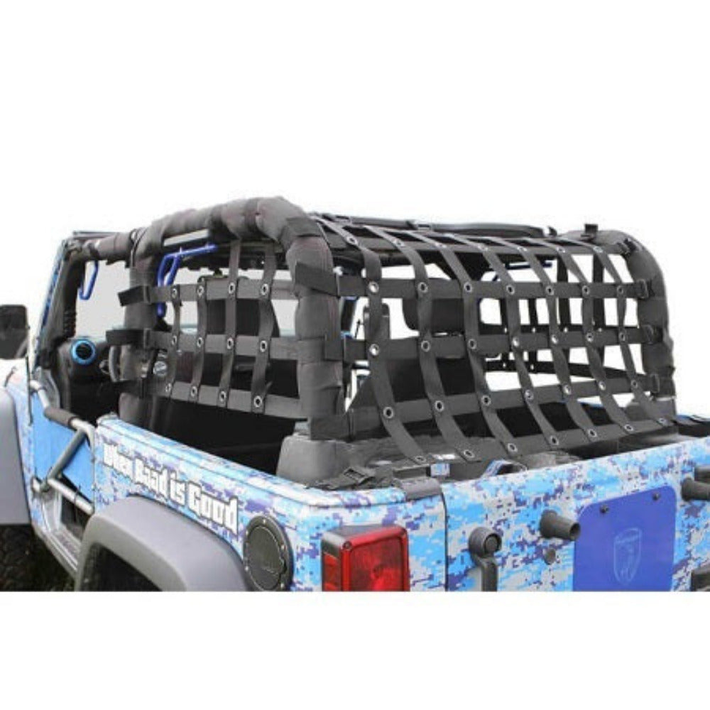 Steinjager - Cargo Net Teddy Top (Black) - 2007-2018 Wrangler JK