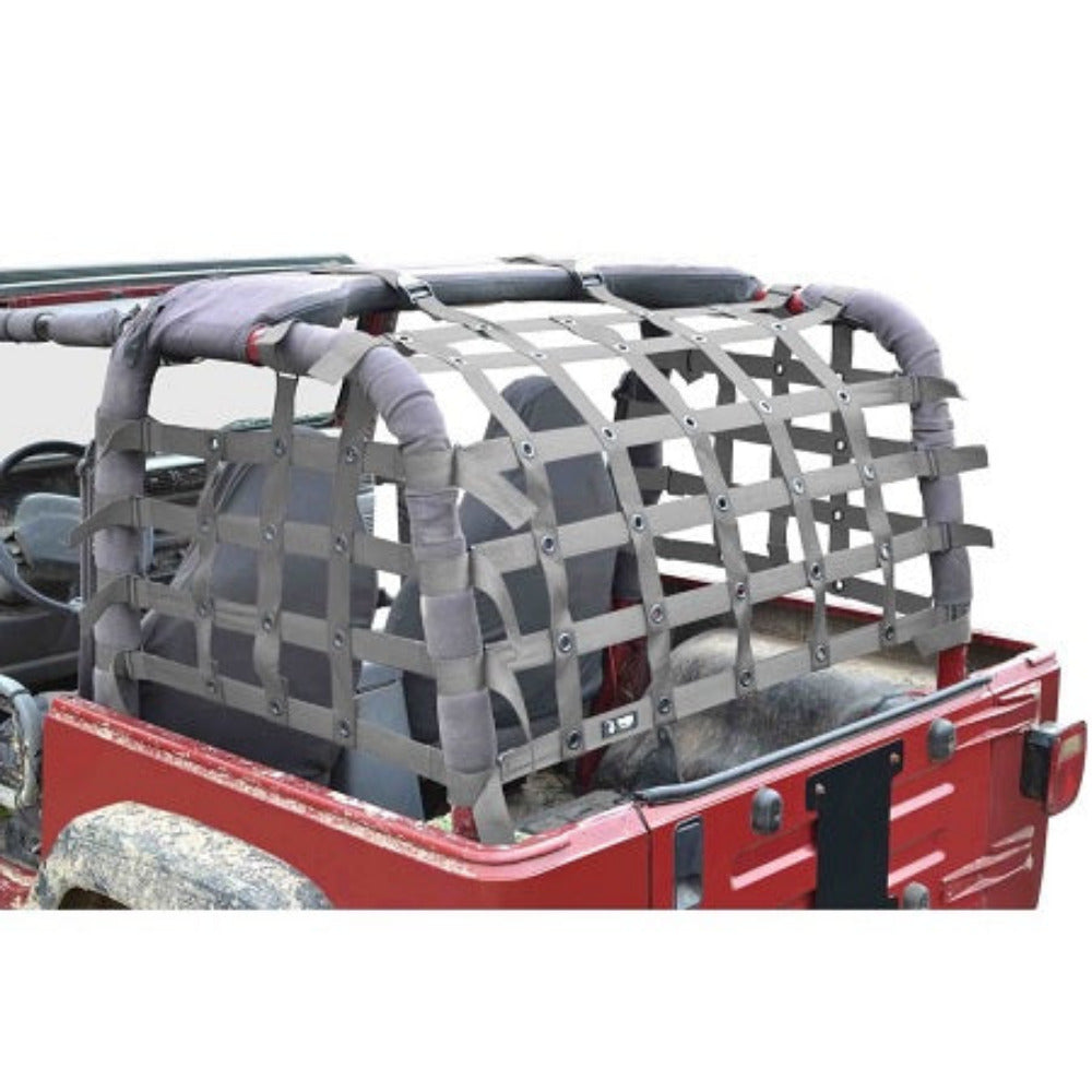 Steinjager - Cargo Net Teddy Top (Gray) - 1997-2006 Wrangler TJ