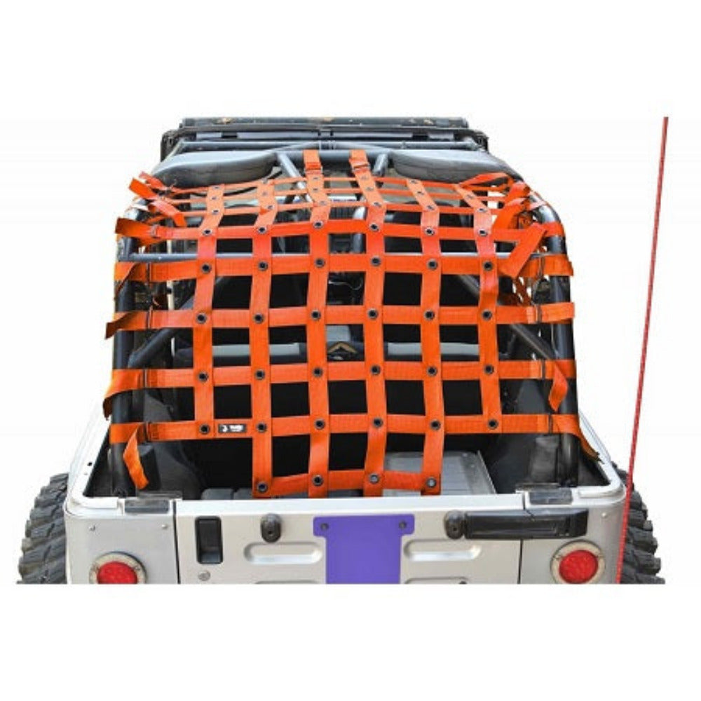 Steinjager - Cargo Net Teddy Top (Orange) - 2004-2006 Wrangler LJ