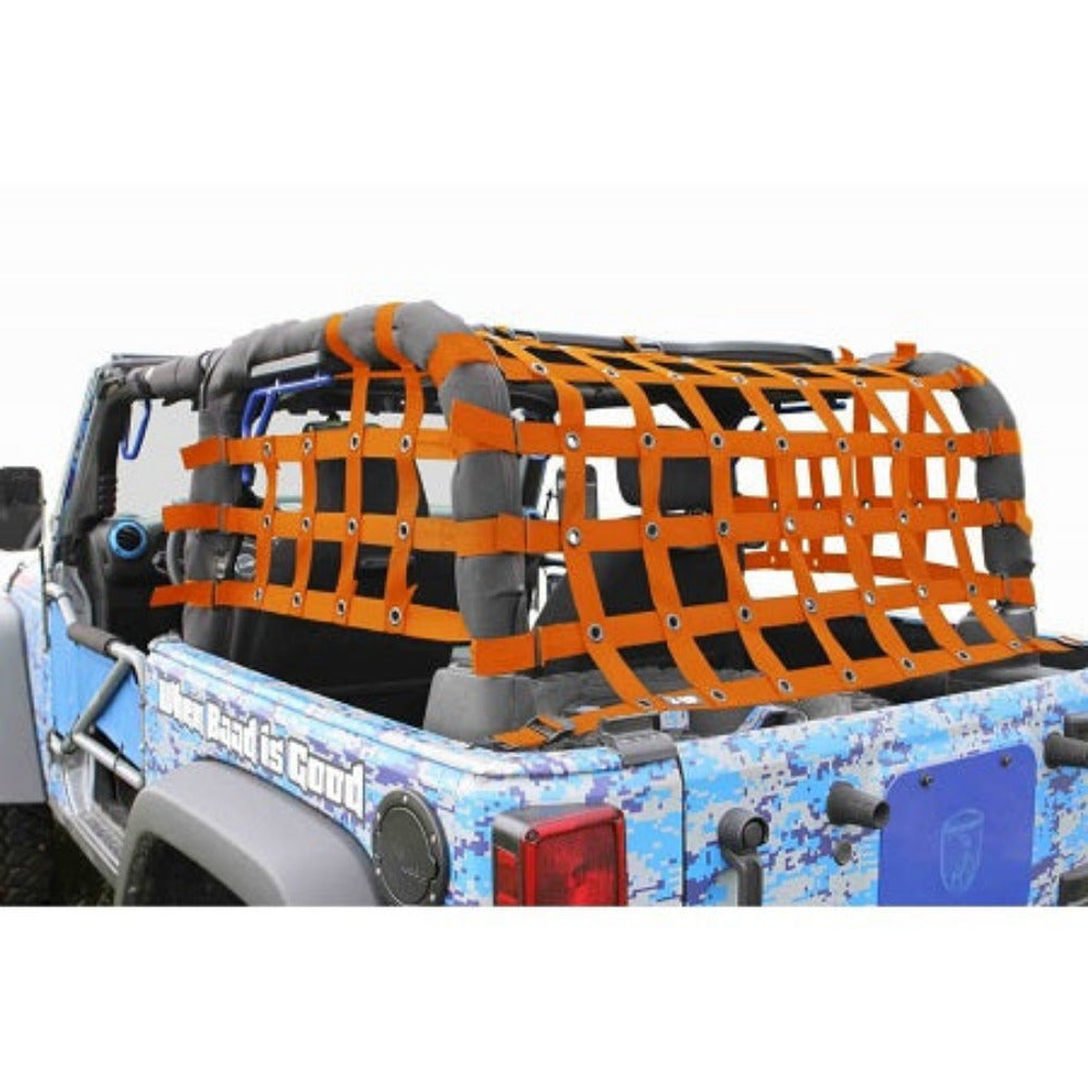 Steinjager - Cargo Net Teddy Top (Orange) - 2007-2018 Wrangler JK