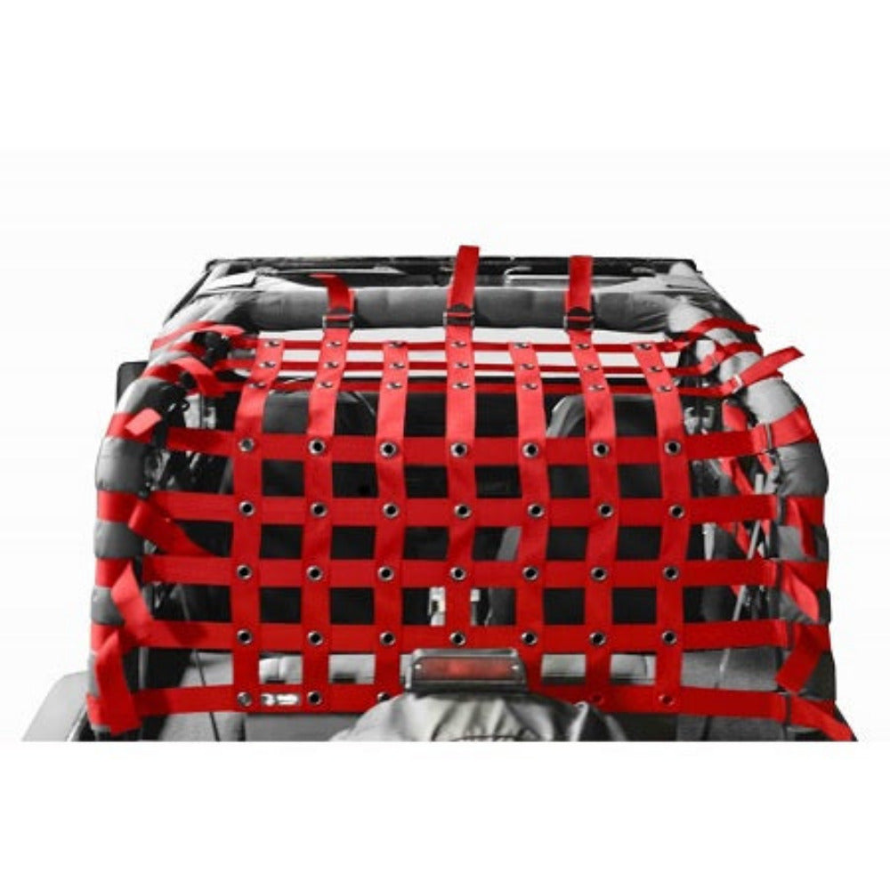 Steinjager - Cargo Net Teddy Top (Red) - 1987-1995 Wrangler