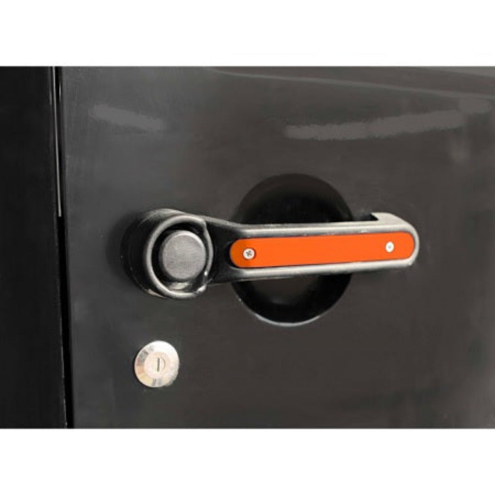Steinjager - Door Handle Inserts (Flourescent Orange) - 2007-2018 Wrangler