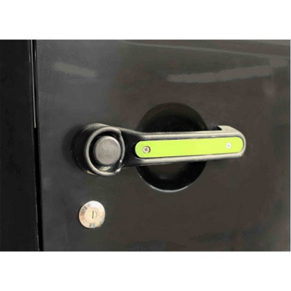 Steinjager - Door Handle Inserts (Gecko Green) - 2007-2018 Wrangler