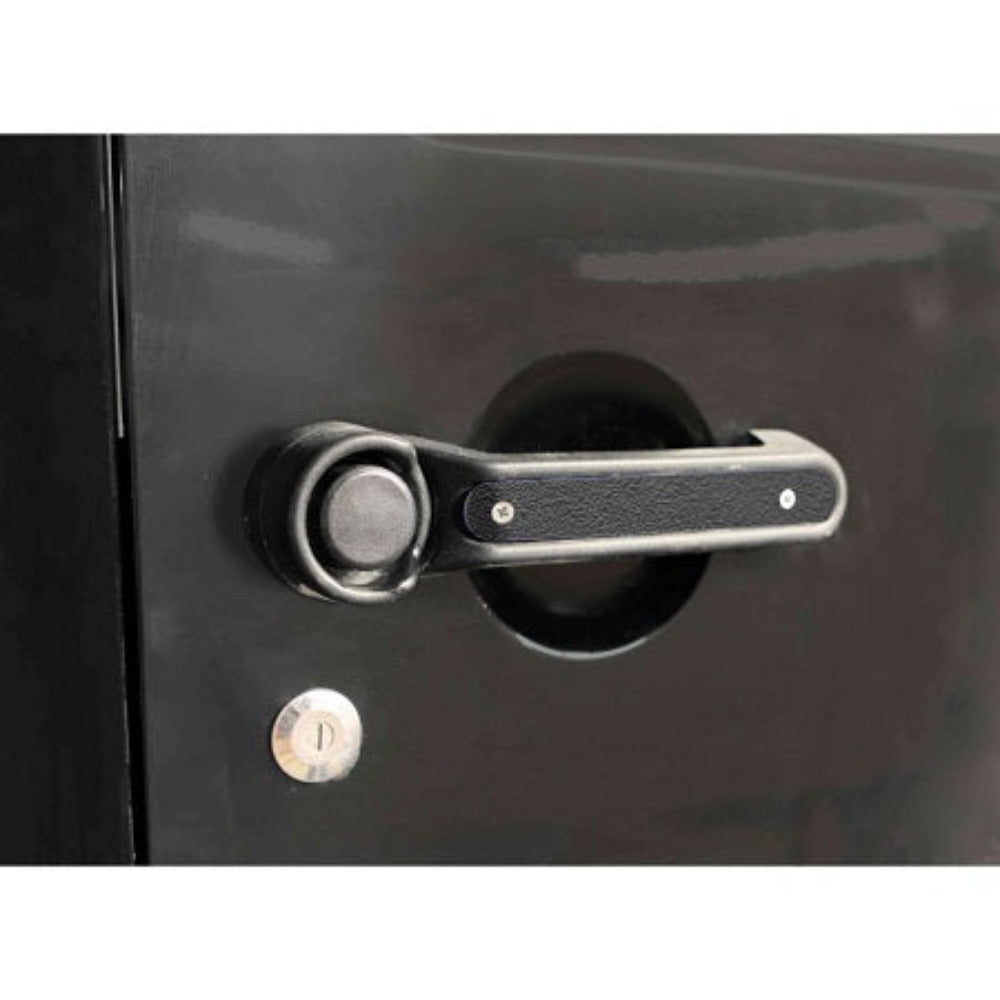 Steinjager - Door Handle Inserts (Textured Black) - 2007-2018 Wrangler