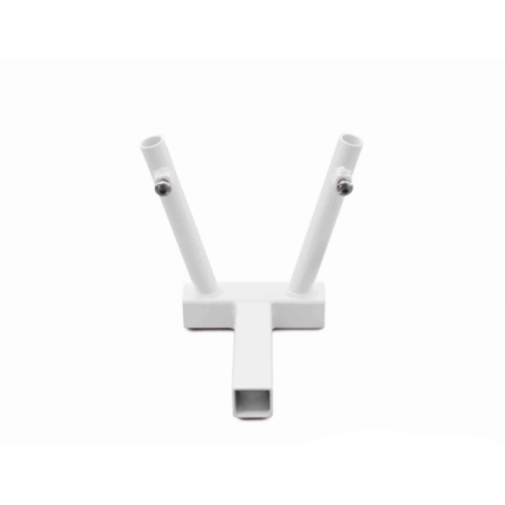 Steinjager - Flag Holder (Hitch Mounted / Dual Flag)(Cloud White)