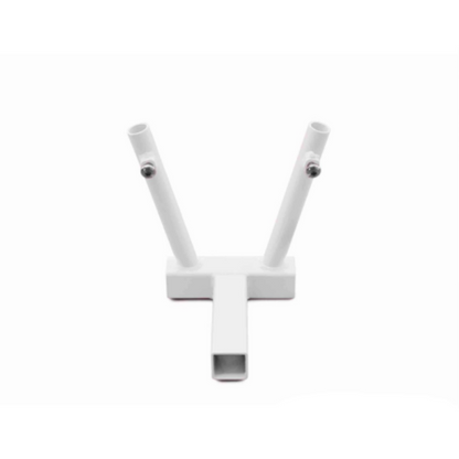 Steinjager - Flag Holder (Hitch Mounted / Dual Flag)(Cloud White)
