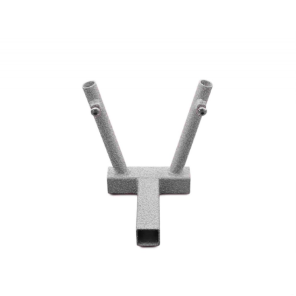 Steinjager - Flag Holder (Hitch Mounted / Dual Flag)(Hammertone Gray)