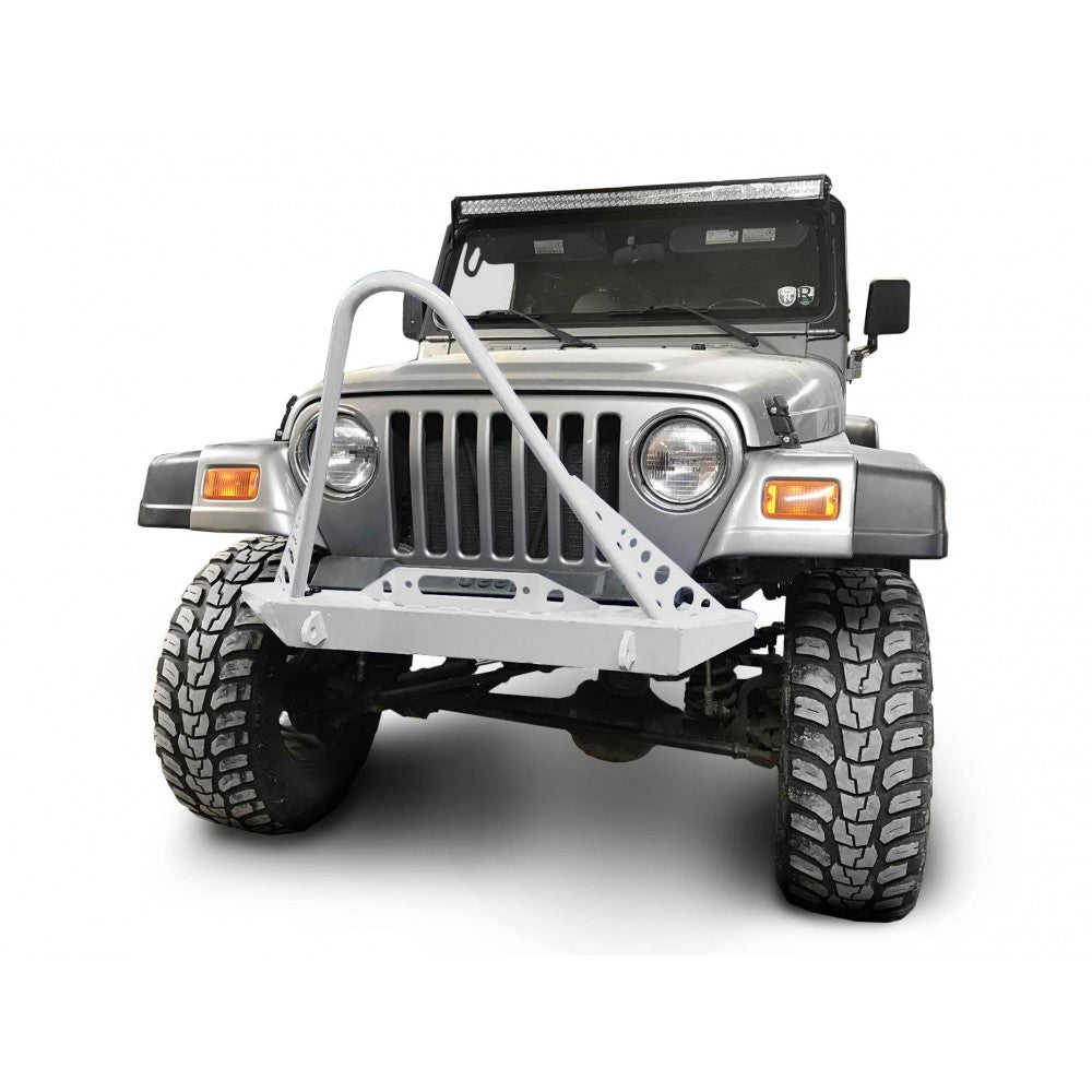 Steinjager - Front Bumper (Mid-Width)(Cloud White) - 1997-2006 Wrangler