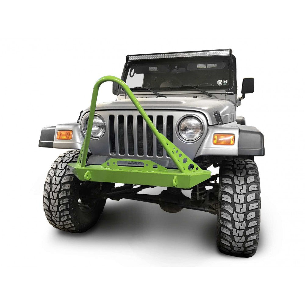 Steinjager - Front Bumper (Mid-Width)(Gecko Green) - 1997-2006 Wrangler