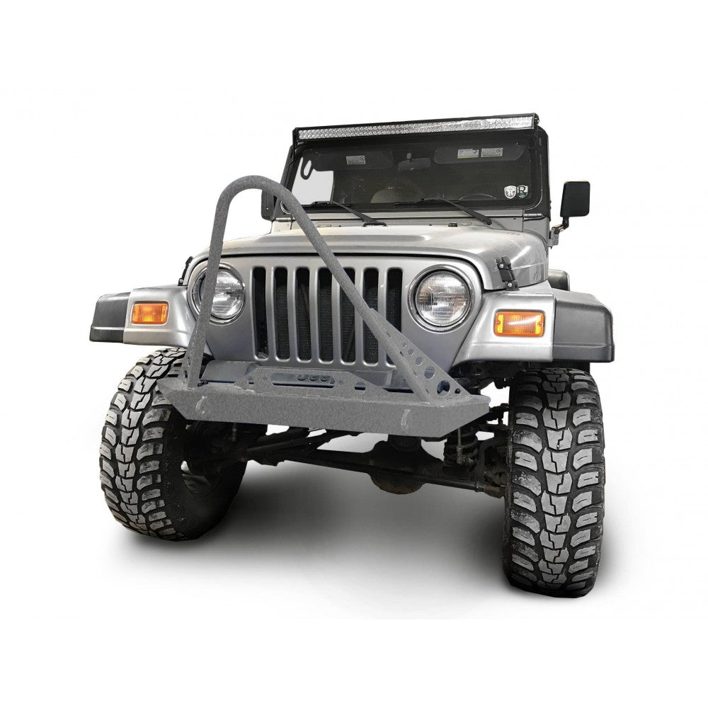 Steinjager - Front Bumper (Mid-Width)(Hammertone) - 1997-2006 Wrangler