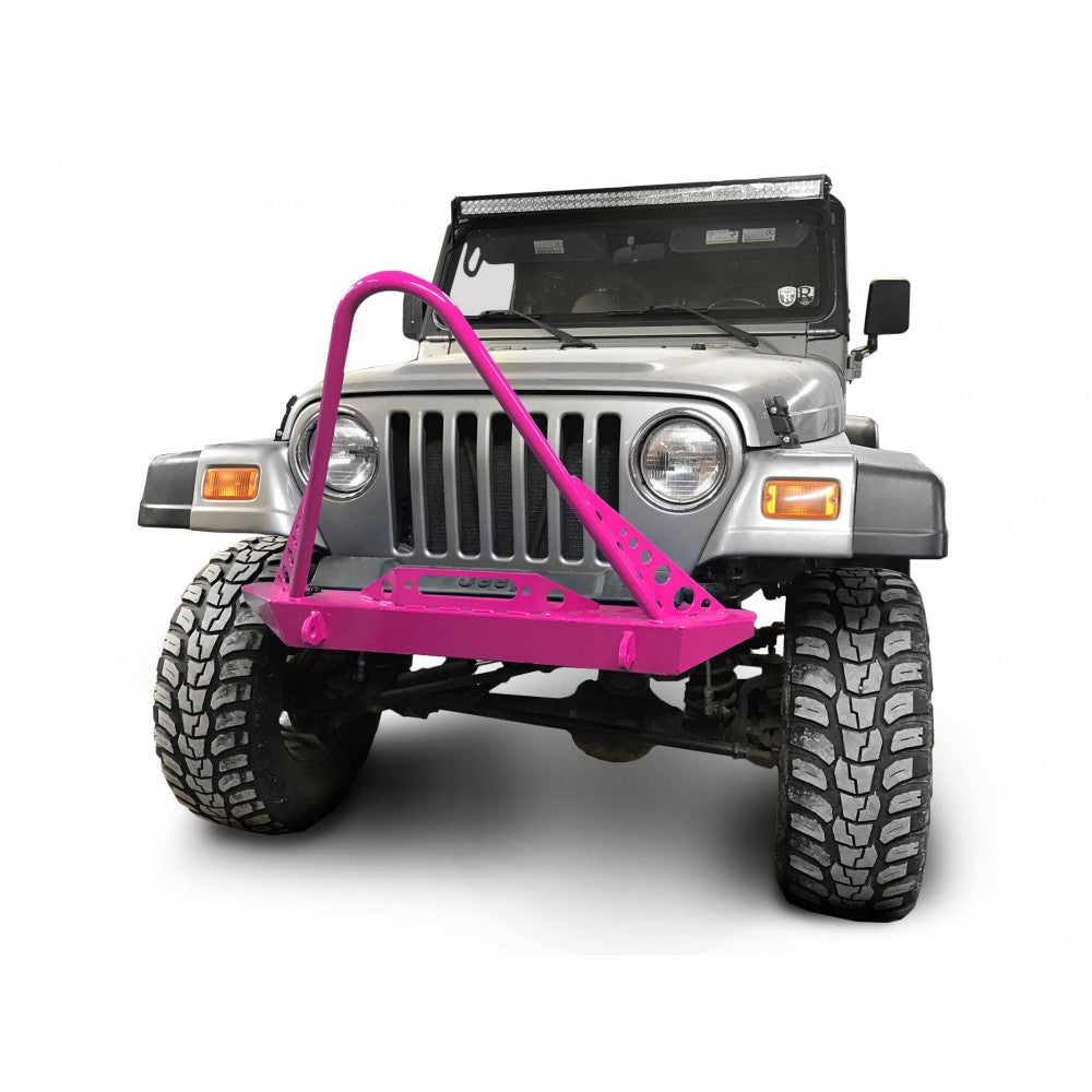 Steinjager - Front Bumper (Mid-Width)(Hot Pink) - 1997-2006 Wrangler