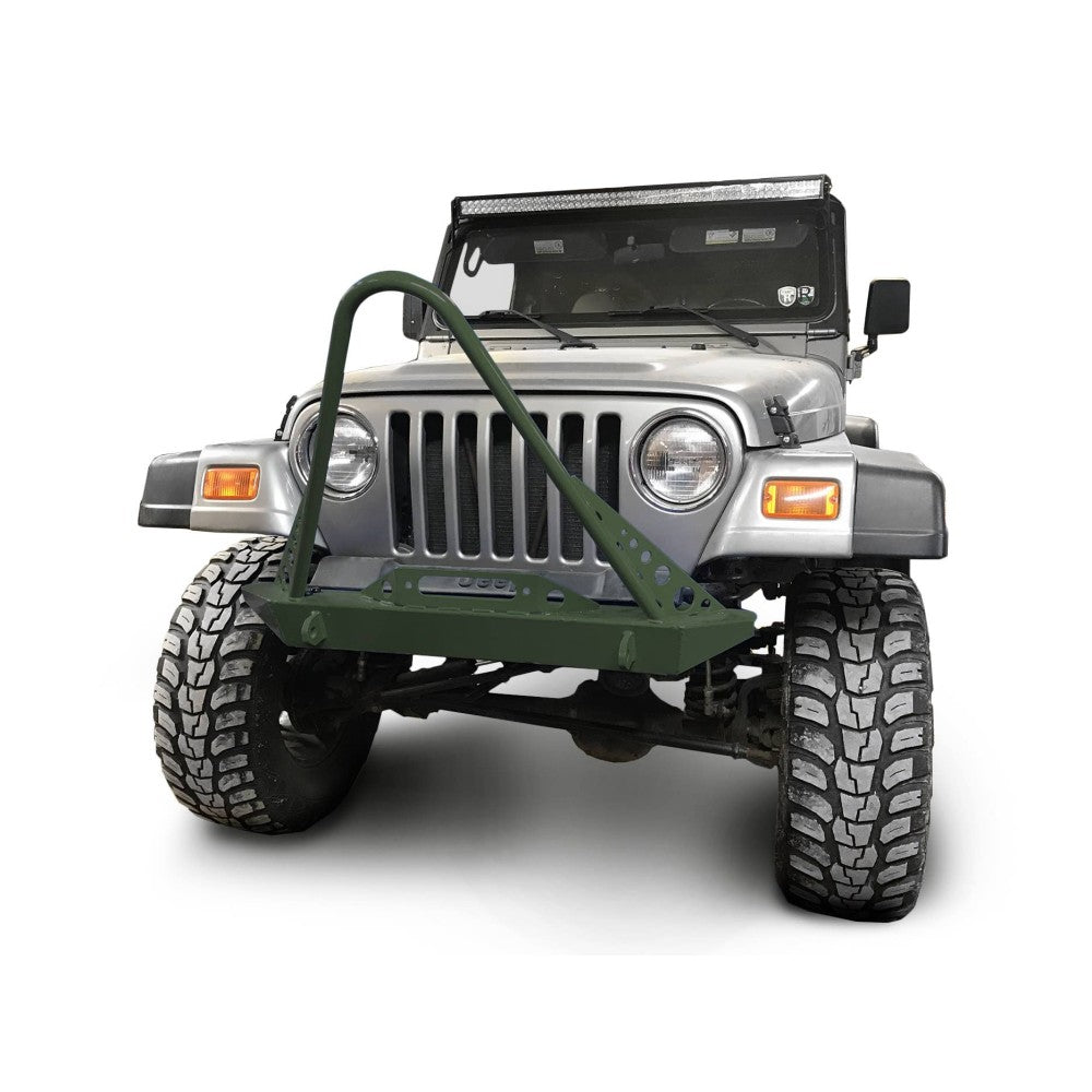 Steinjager - Front Bumper (Mid-Width)(Locus Green) - 1997-2006 Wrangler