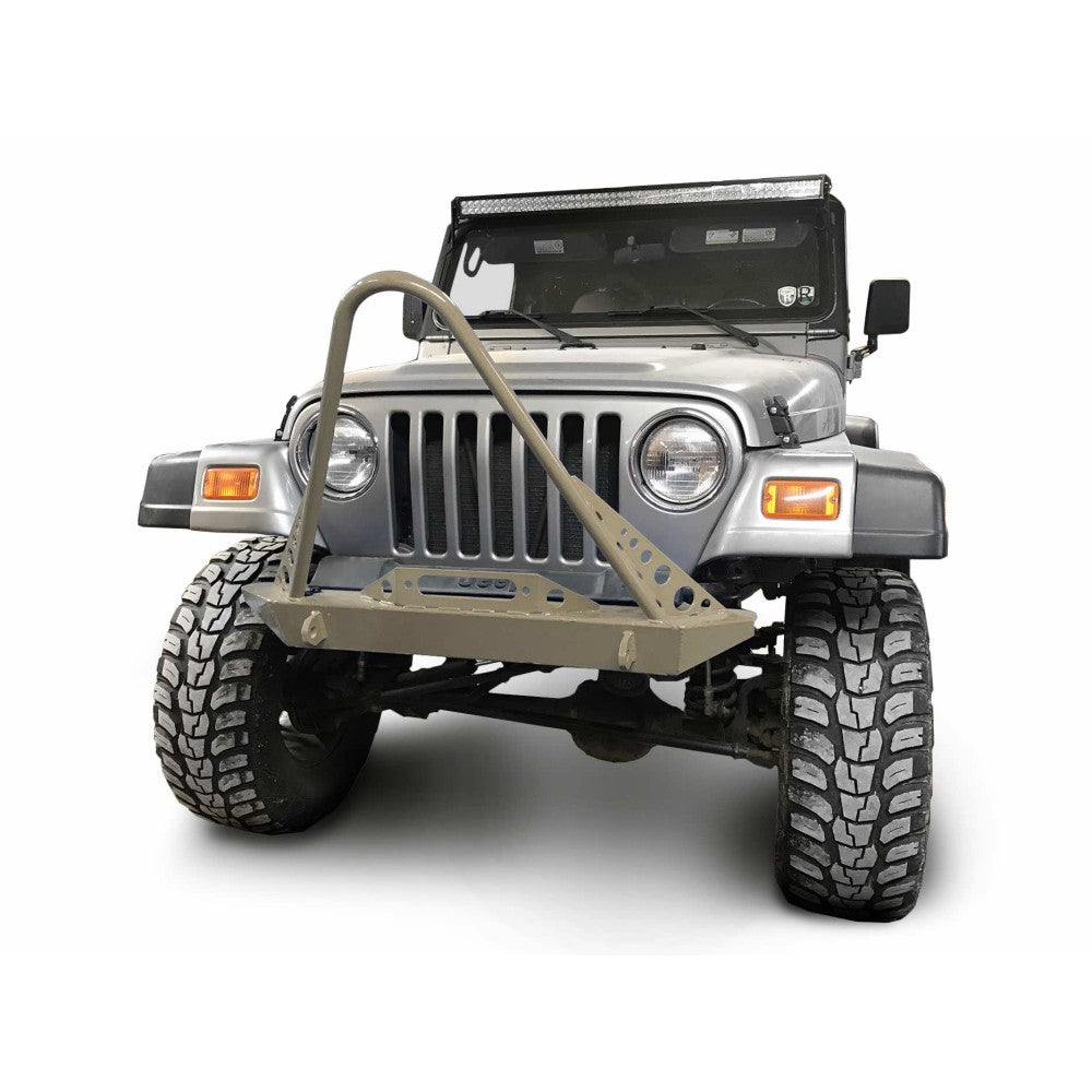 Steinjager - Front Bumper (Mid-Width)(Military Beige) - 1997-2006 Wrangler