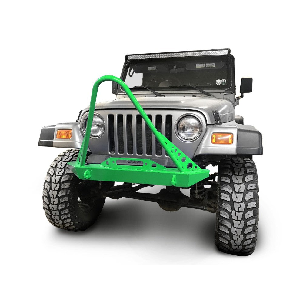 Steinjager - Front Bumper (Mid-Width)(Neon Green) - 1997-2006 Wrangler