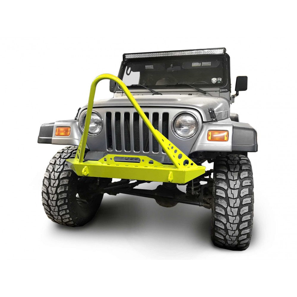 Steinjager - Front Bumper (Mid-Width)(Neon Yellow) - 1997-2006 Wrangler