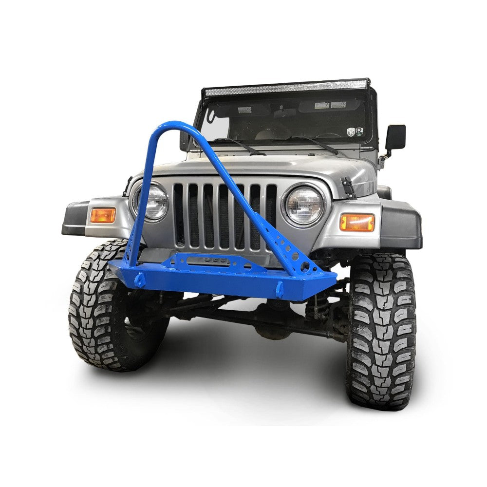 Steinjager - Front Bumper (Mid-Width)(Playboy Blue) - 1997-2006 Wrangler