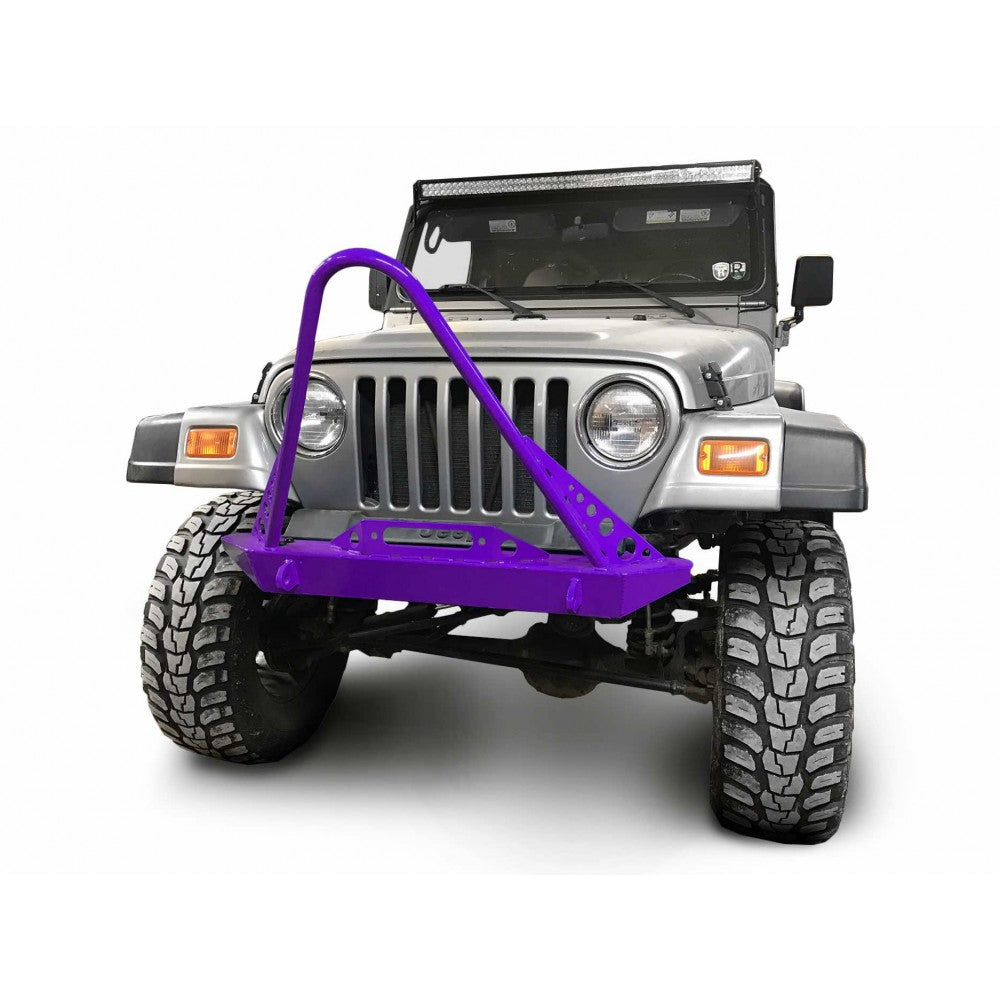 Steinjager - Front Bumper (Mid-Width)(Sinbad Purple) - 1997-2006 Wrangler