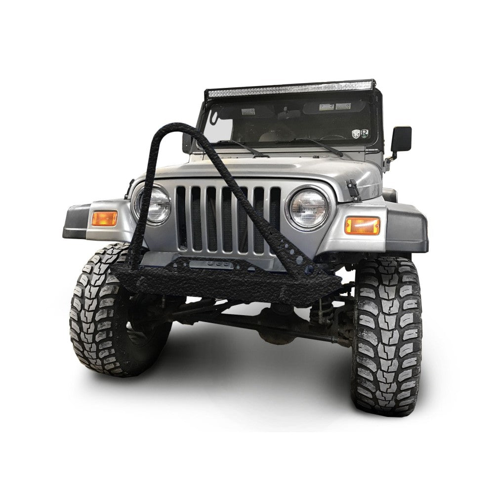 Steinjager - Front Bumper (Mid-Width)(Textured Black) - 1997-2006 Wrangler