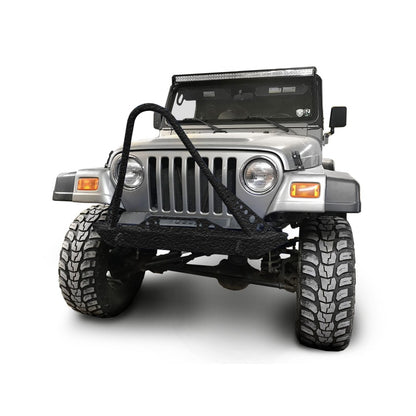 Steinjager - Front Bumper (Mid-Width)(Textured Black) - 1997-2006 Wrangler