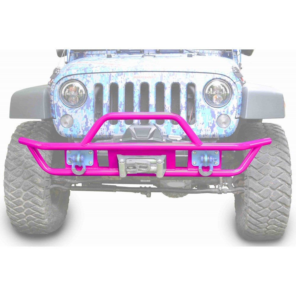Steinjager - Front Bumper | Tubular (Hot Pink) - 2007-2018 Wrangler