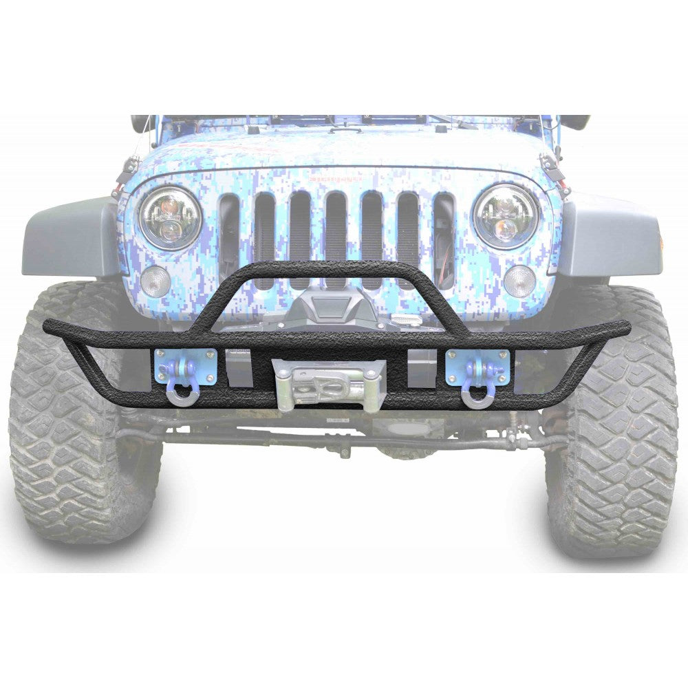 Steinjager - Front Bumper | Tubular (Textured Black) - 2007-2018 Wrangler