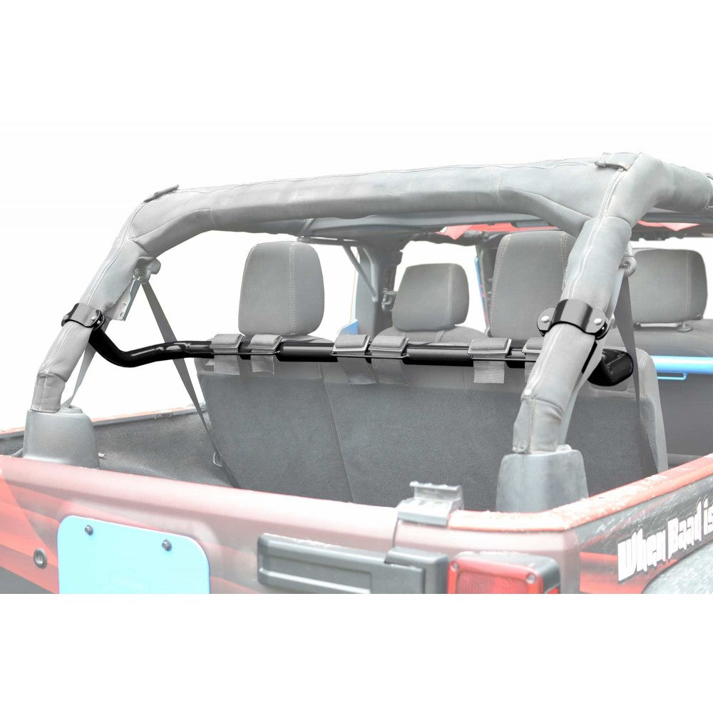 Steinjager - Harness Bar (Rear)(Black) - 2007-2018 Wrangler Unlimited JKU