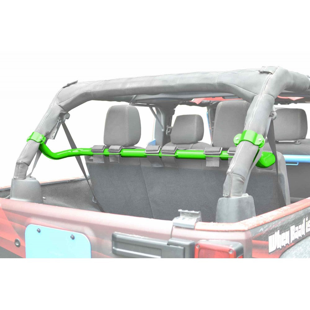 Steinjager - Harness Bar (Rear)(Neon Green) - 2007-2018 Wrangler Unlimited JKU