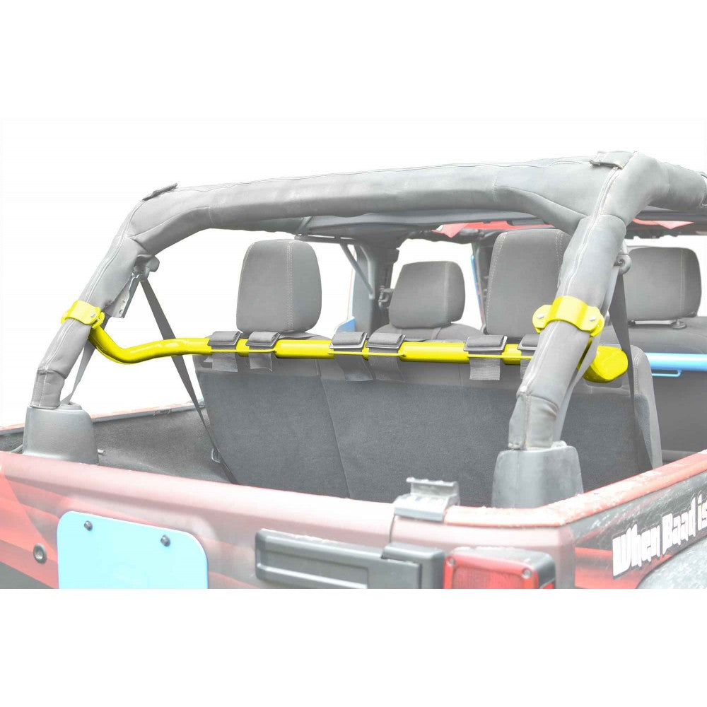 Steinjager - Harness Bar (Rear)(Neon Yellow) - 2007-2018 Wrangler Unlimited JKU